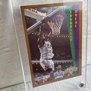 Fleer ‘92-‘93 Shaquille O’Neal Basketball Orlando Magic Collector Card 298
